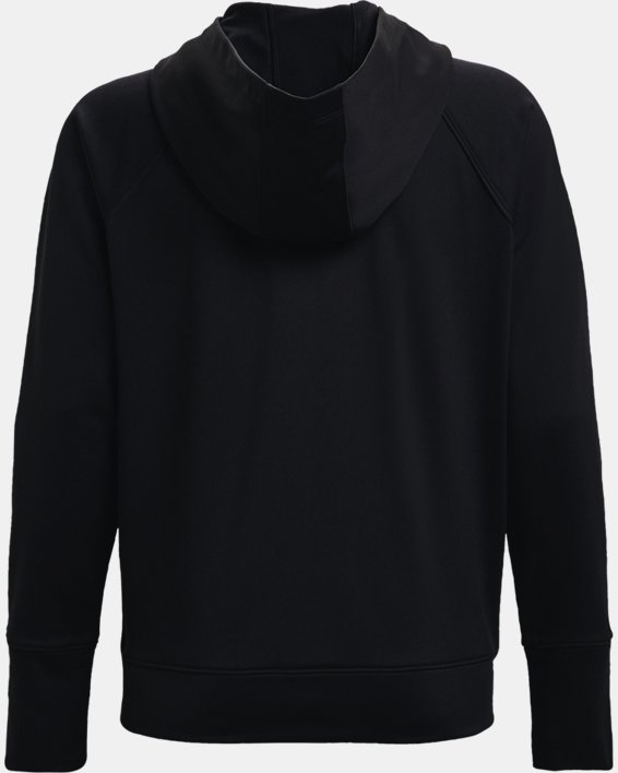 Damen UA Jacke aus Trikotstoff, Black, pdpMainDesktop image number 5